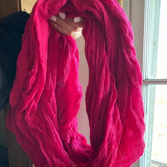Deep Fuchsia Infinity Scarf - Picture 3 of 3